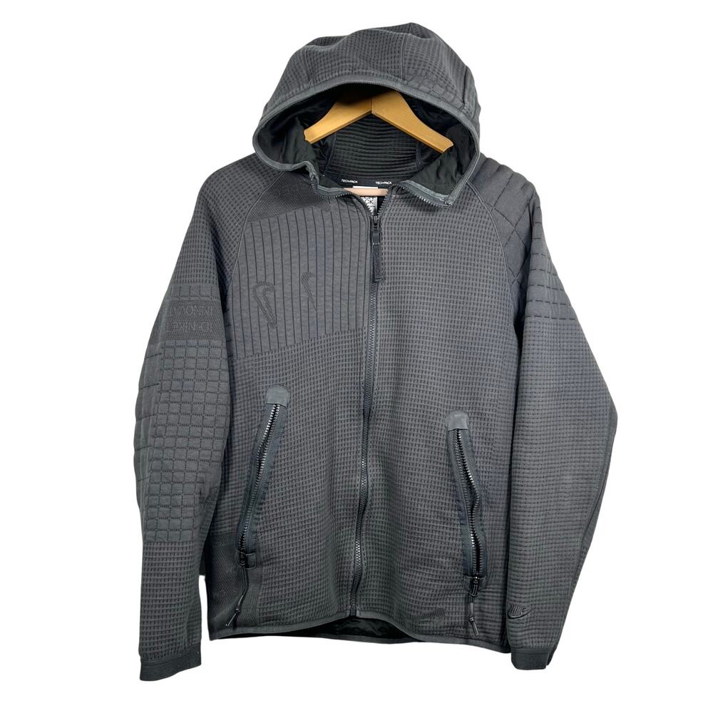 Nike Tech Pack Therma Fit Gray Full Zip Hoodie DM5525-060 Small